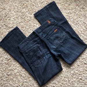 7 For All Mankind “A” pockets Bootcut Jeans